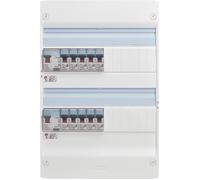 LEGRAND - Tableau Électrique Pré-équipé 2 Rangées Evolué - Équipé de Disjoncteurs Automatiques - Pour Logement T1/T2 - Fabriqué En France - Blanc