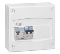 LEGRAND - Tableau Électrique Pré-équipé 1 Rangée Drivia - Equipé de Disjoncteurs + 1 Interrupteur Différentiel 30mA - Spécial Extension Chambre - Fabriqué En France - Blanc