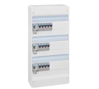 LEGRAND - Tableau Électrique Pré-équipé 3 Rangées Drivia - Equipé de Disjoncteurs et Interrupteurs Différentiels - Pour Logement T5 - Fabriqué En France - Blanc