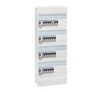 lEGRAND - Tableau électrique Pré-équipé 4 Rangées évolué - Equipé de Disjoncteurs à Vis - Pour logement T6 - Made in France - Blanc