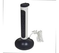 Legrand Tower 4x prise, parasurtension, câble 2m blanc-noir 694505