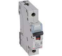 Legrand TX3 Disjoncteur de protection de ligne caractéristique B, 10A, unipolaire, 6kA, 230/400VAC, 1 unité de division, 403355