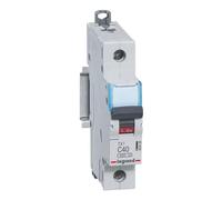 Legrand TX3 Disjoncteur de protection de ligne caractéristique C, 40A, unipolaire, 6kA, 230/400VAC, 1TE 403438