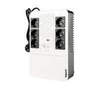 LEGRAND | UPS Keor Multiplug 800 FR, Onduleur Monophasé Avec 6 Prises, Protection Contre Les Surtensions, Autonomie De 10 À 15 Minutes