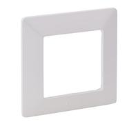 Plate Valena Life - 1 gang - white