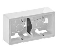 Legrand Valena Life Boîtier apparent double ultra blanc 754192, Bouton + interrupteur