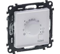 Legrand Valena Life Thermostat d'ambiance électronique avec contact inverseur Ultra blanc 752133