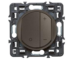 LEGRAND | Variateur Toutes Lampes, Céliane, Finition Graphite, Mémoire De Niveau D'Éclairement, Compatible Avec Poussoirs Non Lumineux