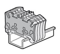 Legrand Viking3 Plaque d'extrémité Bornier 5mm 2P - 037586 [50 Pièces]