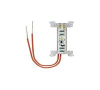 LEGRAND Voyant Témoin LED 230V, Blanc, IP40, Sans Halogène | LED blanche, 230V AC, 3mA, IP40, sans halogène, usage intérieur, pour mécanismes Mosaic, Céliane et Niloé