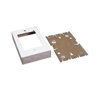 Legrand Wiremold BW2 Metal Raceway for Extending Power, 700 Series, 1 Gang Outlet Box, 1" Deep, White (1 Pack)