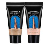 Legs Fond De Teint Pour Les Jambes Bronzé, Leg Makeup Waterproof No Transfer, Legs Cover up Makeup, Transfer Proof Lotion, Flawless Looking Legs, Water Resistant, Easy Application (N+W, 30g)