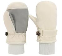 legtovt Toddler Mittens Waterproof Winter Gloves for 4-8 Years Old Baby, Adjustable Infant Snow Gloves with Warm Fleece for Winter Outdoor Activities L