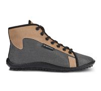 Leguano Jaspar Unisex-Barfußschuhe Pieds Nus Basses Outdoor-Sneaker Gris / Braun