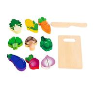 Légumes en bois Coupte Jouet, jouet de coupe de fruits en bois | Jeux éducatifs en bois STEM,Activité de coordination œil-main