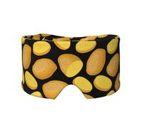 Légumes Pommes de terre,Masque pour les yeux bloquant la lumière Cache-yeux et cache-oreilles pour le sommeil