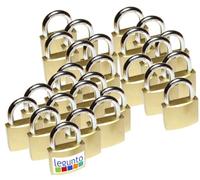 Legunto® 27 Cadenas à Clé Identique - Grands Cadenas Résistants 162 Clés pour Serrures de Casier, City ou Collège