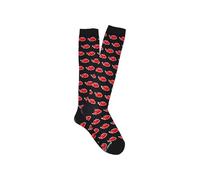 Legwear Chaussettes montantes Naruto Shippuden Akatsuki Nuages Imprimé, Noir , taille unique