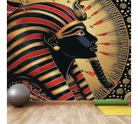 L'égypte Ancienne Papier Peint Intissél Pharaon Égyptien Papier Peint Mural Mystérieux Papier Peint Autocollant Mural 100 x 70 cm pour Chambre Salle De Bain Salon