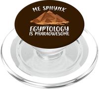 L'égyptologie de Me Sphynx est Un égyptologue drôle de pharaosome PopSockets PopGrip pour MagSafe