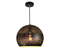 LEGZIT Fer Art Suspension Industrielle Lustres Simples Rétro Éclairage Lampe Suspendue Luminaires en Métal Classique Suspension Réglable E27 Kit De Base pour Salon,Îlot De Cuisine,Hôtel,Entrepôt