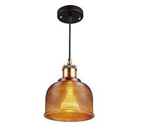 LEGZIT Industriel rétro Suspension Lampe vitrail Abat-Jour Pendentif luminaire créatif Bar Restaurant Magasin de vêtements Suspension Lustre