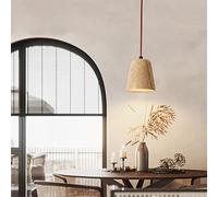 Pastorale Japonaise Simple Pendentif Lumière Creative Travertin Lustre Chambre Lumière De Luxe Art Suspension Lampe Nordique Restaurant Lustre De Chevet Petit Plafonnier