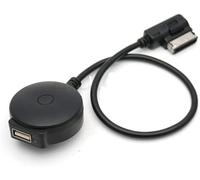 LeHang Adaptateur de câble récepteur Bluetooth aux Compatible avec Volkswagen Audi A4 A5 A6 Q5 Q7 entrée média Audio après 2009 Interface ami MDI 3G