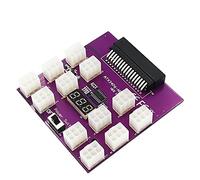 LeHang Carte de dérivation d'alimentation de Version de Mise à Niveau avec connecteur d'alimentation ATX 6Pin 12 pièces pour Alimentation Emerson 7001484