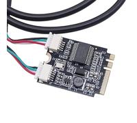 LeHang M.2 A + E clé à Double USB 2.0 convertisseur câble Ordinateur Portable Externe séparé 30cm