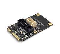 LeHang Mini PCIE à 19Pin Riser Carte d’Expansion 4Pin Alimentation