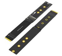 LeHang Version de Mise à Niveau 180 degrés NGFF M.2 M-Key NVME SSD Extension Cable (Longueur: 20cm)