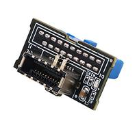 LeHang Vertical USB 3.1 Front Panel Socket Key-A Type-E to USB 3.0 20Pin Header Male Extension Adaptateur