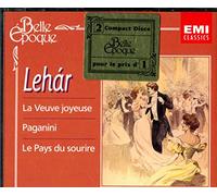 Franz Lehar – Opérettes / extraits : Veuve joyeuse, Paganini, Pays du sourire – Parlophone