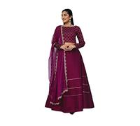 Lehenga Choli Robe de fête de mariage prête à l'emploi entièrement cousue Style indien, Violet - 1, Large