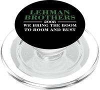 Lehman Brothers 2008 We Bring The Boom to Boom and Bust PopSockets PopGrip pour MagSafe