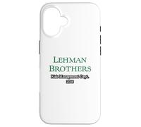 Lehman Risk Mangement Dept Vintage Corporate WSB Trader Coque pour iPhone 16