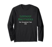 Lehman Risk Mangement Dept Vintage Funny Trader Cadeau Manche Longue