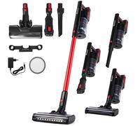 LEHMANN Aspirateur Balai sans Fil 3 en 1, 45min Autonomie, Réservoir 1,8L, Brosse LED, Filtre HEPA