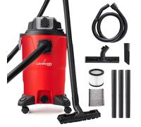 Lehmann Aspirateur Industriel sans Sac 30L - Aspirateur Eau et Poussière avec Prise 2000W - Fonction soufflage - Double Système Filtration avec HEPA - Secoueur de Filtre - pour Atelier et Chantier