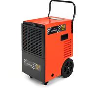 Lehmann Bautrockner déshumidificateur d'air GO-BI, capacité de déshumidification jusqu'à 50 L/jour, déshumidificateur industriel, adapté aux pièces et caves jusqu'à 120m²