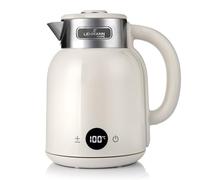 LEHMANN Bouilloire Électrique avec Temperature Réglable de 40-100°C, 1,5 L, 1600W, Ebullition Rapide, Fonction de Maintien au Chaud, Écran LED, Acier Inoxydable, Arrêt Automatique, Sans BPA