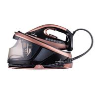 LEHMANN Centrale Vapeur, 8 bars Pression, Puissance 2400W, Réservoir 1,5L, Réglage Manuel, Mode Eco, Semelle en Céramique, 120 g/min avec Jet Vapeur Puissant, Arrêt Automatique, Noir/Or Rose