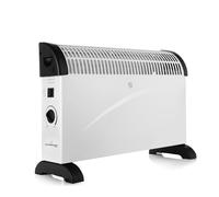 LEHMANN Convecteur Chauffage Électrique, Radiateur Electrique Mobile avec 3 niveaux 750/1250/2000 W, Thermostat et Protection contre la Surchauffe, Écoénergétique pour Chaleur Rapide, Blanc