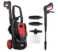 Lehmann Denver nettoyeur haute pression 2200 W, 290 bar, débit d'eau 480 l/h, avec enrouleur de 10 m, canon à mousse et buse turbo