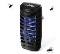Lehmann Destructeur d'insectes à Prise avec lumière LED, lumière Bleue Efficace Contre Les moustiques, écologique Lampe à Insectes enfichable pour jusqu'à 15 m²