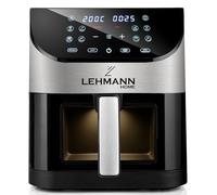 LEHMANN Air Fryer 6L, Friteuse sans Huile avec 8 Programmes, 80-200 °C, Minuterie, Familial