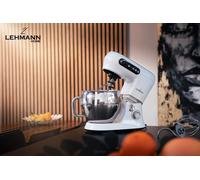 Lehmann Hyssop, robot de cuisine planétaire, robot planétaire, 1300 W, bol 5 l, 6 vitesses, minuterie