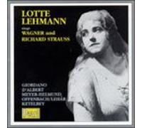 Lehmann, Lotte - Sings Wagner/R. Strauss