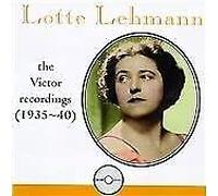 Lehmann, Lotte - Victor Recordings